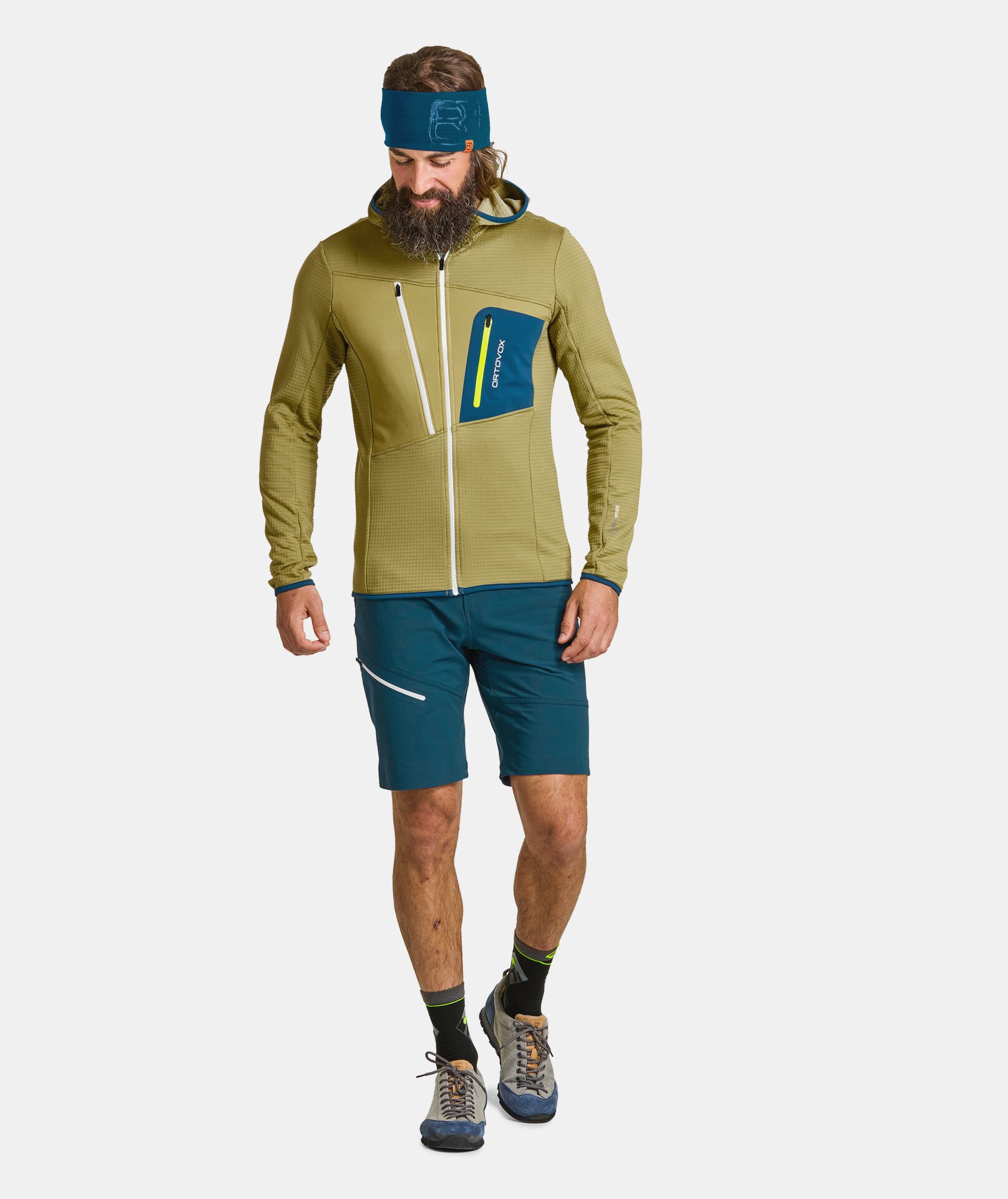 Grid fleece on sale hoody
